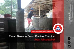 Pesan Genteng Beton Kualitas Premium Area Jabodetabek